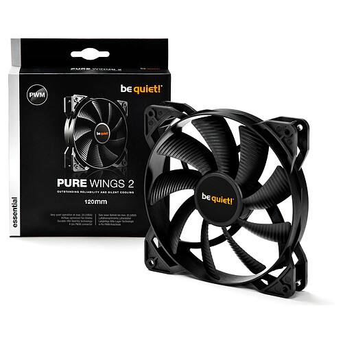 be quiet! Pure Wings 2 120mm PWM (x 3) pas cher
