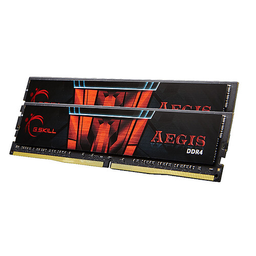 G.Skill Aegis 16 Go (2 x 8 Go) DDR4 2400 MHz CL15 pas cher