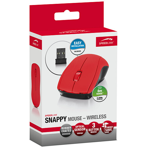Speedlink Snappy Wireless (rouge) pas cher