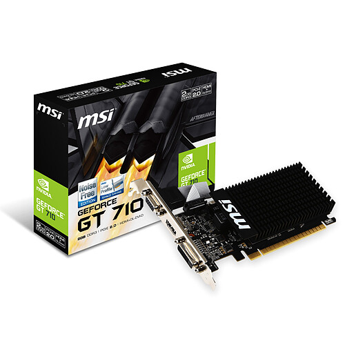 MSI GeForce GT 710 2GD3H LP pas cher