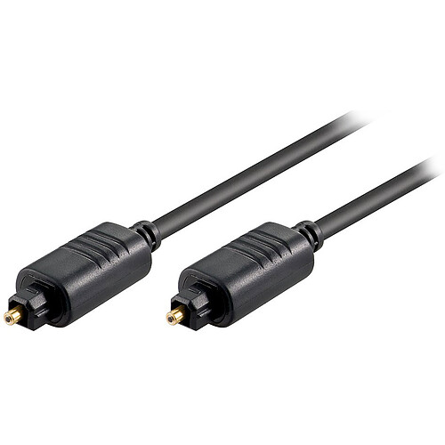 Câble audio numérique haute qualité Toslink Mâle/Mâle - 2 m pas cher