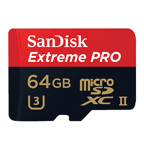 SanDisk Micro SDXC Extreme Pro UHS-II 64 Go pas cher