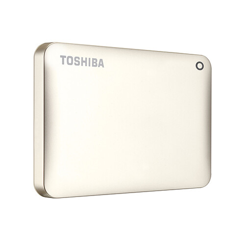 Toshiba Canvio Connect II 2 To Doré Satiné pas cher