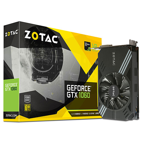 ZOTAC GeForce GTX 1060 Mini 6GB pas cher
