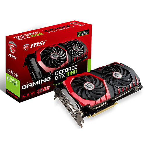 MSI GeForce GTX 1080 GAMING 8G pas cher