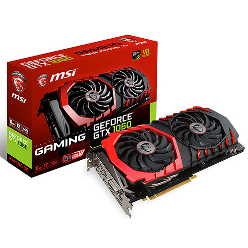 MSI GeForce GTX 1060 GAMING 6G pas cher