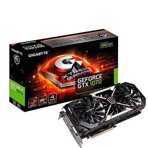Gigabyte GeForce GTX 1070 Xtreme Gaming pas cher