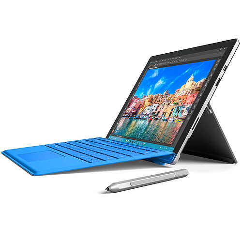 Microsoft Type Cover Surface Pro 4 Bleu vif pas cher