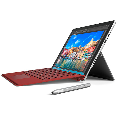 Microsoft Type Cover Surface Pro 4 Rouge pas cher
