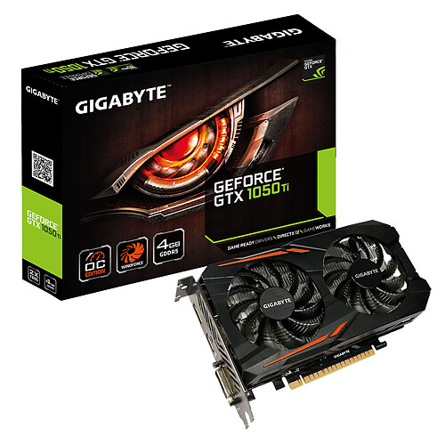 Gigabyte GeForce GTX 1050 Ti OC 4G pas cher