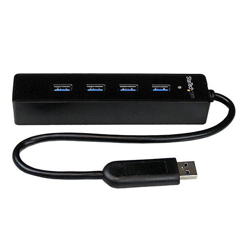 StarTech.com Hub USB 3.0 portable à 4 ports avec câble intégré pas cher