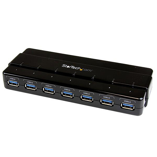 StarTech.com Hub SuperSpeed USB 3.0 avec 7 ports avec adaptateur d'alimentation pas cher
