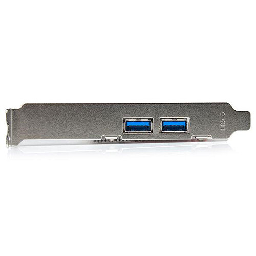 StarTech.com Carte contrôleur PCI Express à 4 ports USB 3.0 - 2 externes 2 internes pas cher