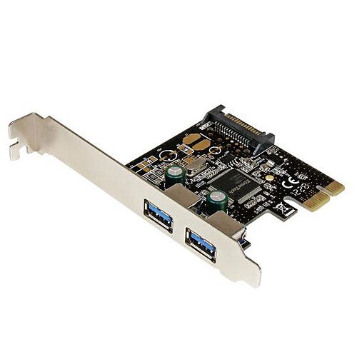 StarTech.com Carte contrôleur PCI-E (2 ports USB 3.0 Type-A) pas cher