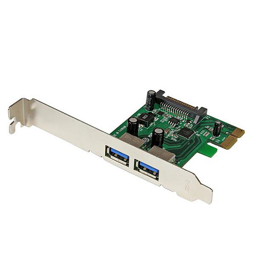 StarTech.com Carte Contrôleur PCI Express vers 2 ports USB 3.0 avec UASP pas cher
