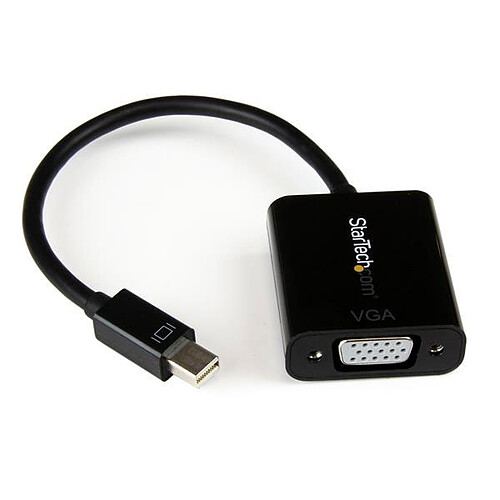 StarTech.com Adaptateur mini DisplayPort 1.2 vers VGA 1080p - 0.18 m - Noir pas cher