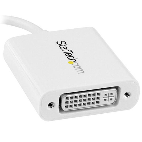 StarTech.com Adaptateur vidéo USB Type-C vers DVI - M/F - Blanc pas cher