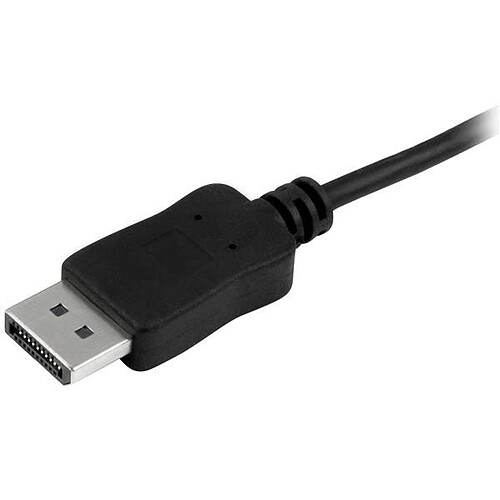 StarTech.com Câble Adaptateur USB-C vers DisplayPort 1.2 4K 60Hz - compatible Thunderbolt 3 - 1 m - Noir pas cher