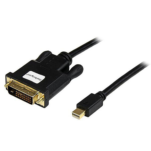 StarTech.com Câble mini DisplayPort 1.2 vers DVI-D 1080p - M/M - 0.9 m - Noir pas cher