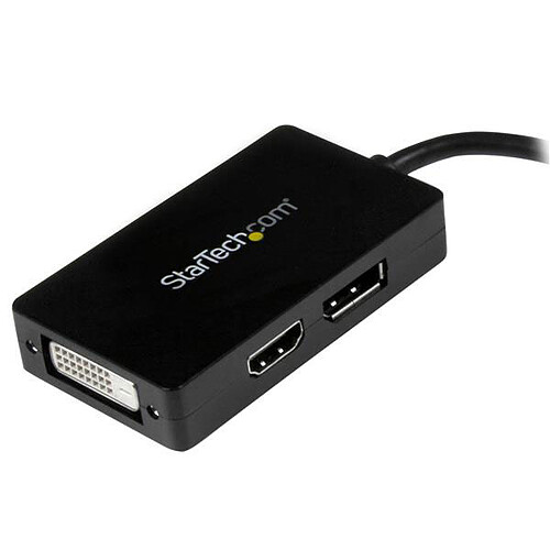 StarTech.com Adaptateur Audio/Vidéo mini-DisplayPort vers DisplayPort + DVI + HDMI - M/F - 0.15 m pas cher