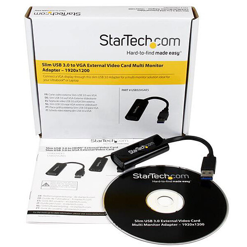 StarTech.com Adaptateur USB 3.0 vers VGA pas cher