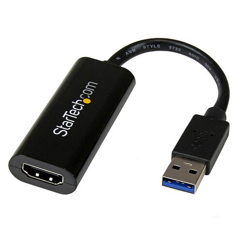 StarTech.com Adaptateur USB 3.0 vers HDMI 1080p - Noir pas cher