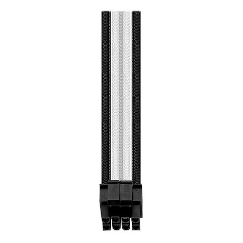 Thermaltake TtMod Sleeve Cable (Extension Câble Tressé) - Blanc et Noir pas cher