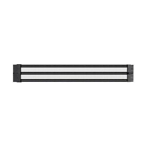 Thermaltake TtMod Sleeve Cable (Extension Câble Tressé) - Blanc et Noir pas cher