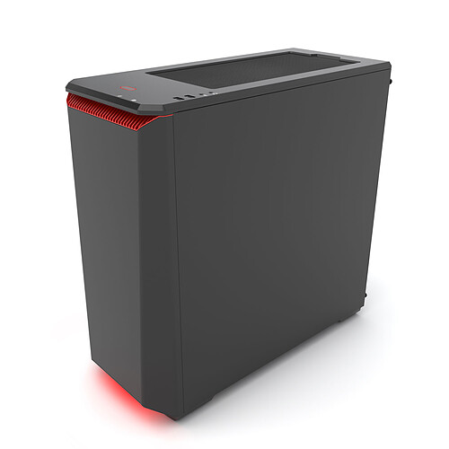 Phanteks Eclipse P400 Tempered Glass Special Edition Red (Noir/Rouge) pas cher