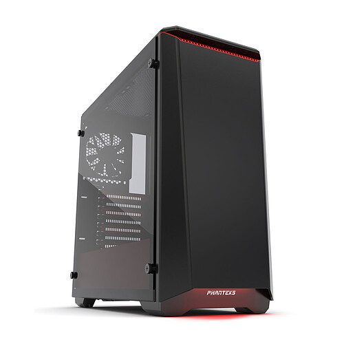 Phanteks Eclipse P400 Tempered Glass Special Edition Red (Noir/Rouge) pas cher