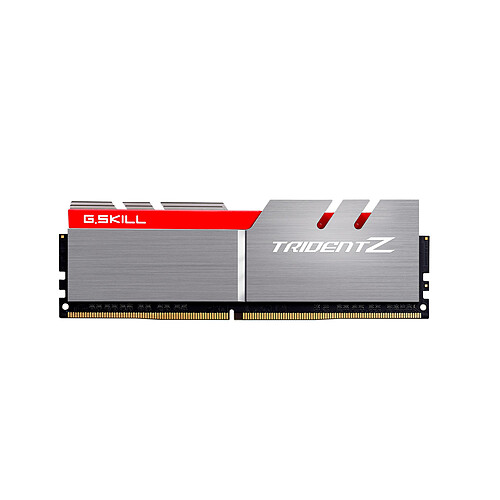 G.Skill Trident Z 64 Go (4x 16 Go) DDR4 3200 MHz CL16 (Argent/Rouge) pas cher