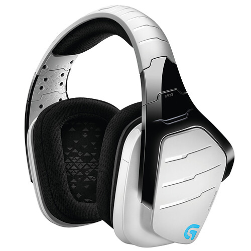 Logitech G933 Artemis Spectrum RGB Wireless 7.1 Surround Gaming Headset (Blanc) pas cher