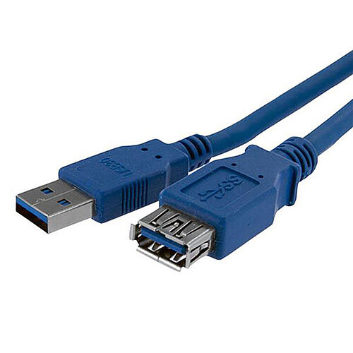 StarTech.com Câble d'extension USB-A 3.0 vers USB-A - M/F - 1 m - Bleu pas cher