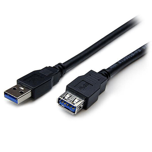 StarTech.com Câble d'extension USB-A 3.0 vers USB-A - M/F - 1 m - Noir pas cher