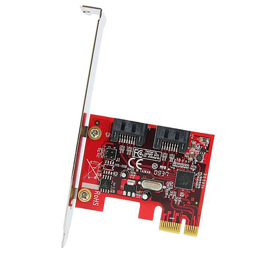 StarTech.com Carte contrôleur PCI-E SATA III (2 ports SATA 6Gb/s) pas cher