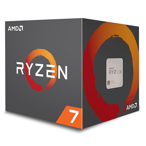 AMD Ryzen 7 2700 Wraith Spire LED (3.2 GHz) pas cher