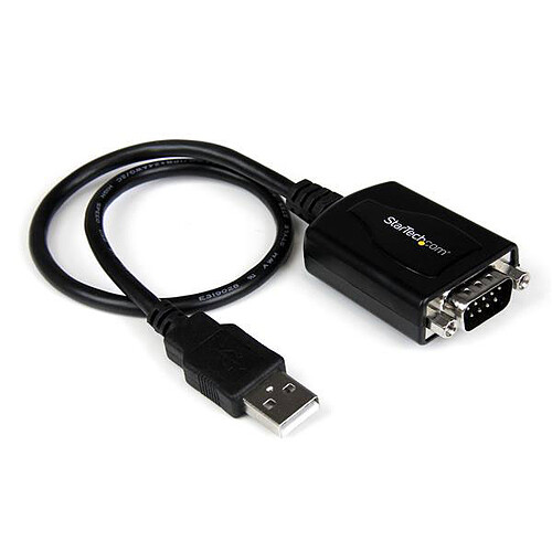 StarTech.com Câble Adaptateur USB vers Série DB9 RS232 - Mémorisation de Port COM - M/M - 30 cm pas cher
