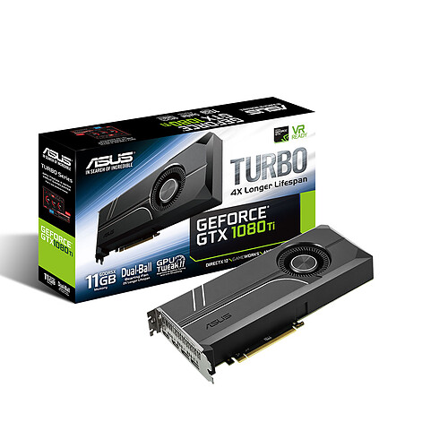 ASUS GeForce GTX 1080 Ti 11 GB TURBO-GTX1080TI-11G pas cher
