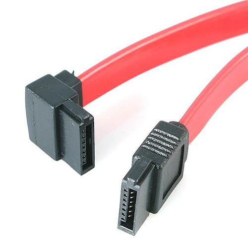 StarTech.com Câble SATA coudé à gauche compatible SATA 3.0 - 46 cm pas cher