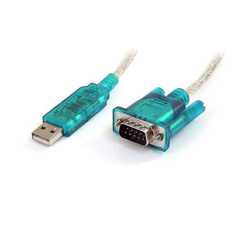 StarTech.com Câble adaptateur USB vers série DB9 - Alimentation USB - M/M - 90 cm pas cher
