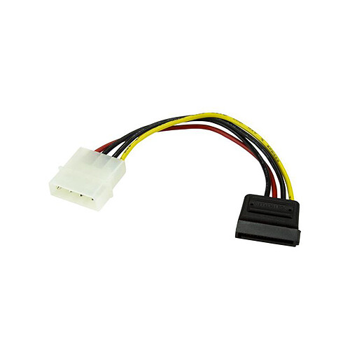 StarTech.com Câble adaptateur d'alimentation Molex (LP4) vers SATA - M/F - 15 cm pas cher