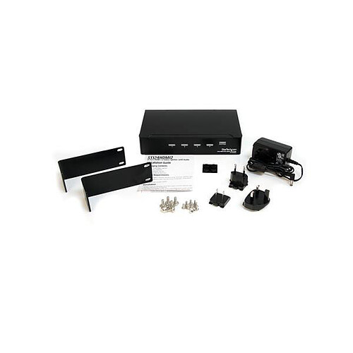 StarTech.com Répartiteur vidéo et amplificateur de signal HDMI haute vitesse à 4 ports avec audio pas cher
