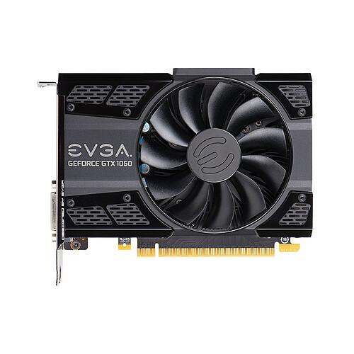 EVGA GeForce GTX 1050 SC GAMING 2G pas cher