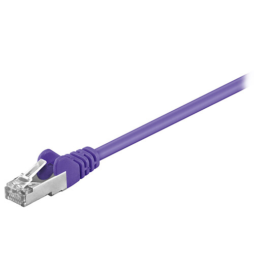 Câble RJ45 catégorie 5e U/UTP 0.5 m (Violet) pas cher