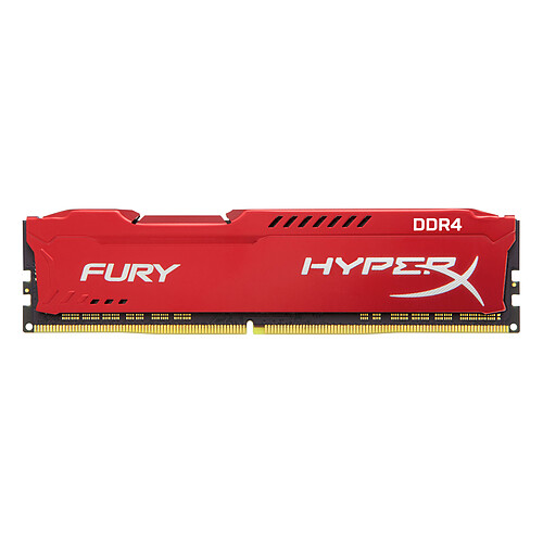 HyperX Fury Rouge 16 Go (2x 8Go) DDR4 2400 MHz CL15 pas cher