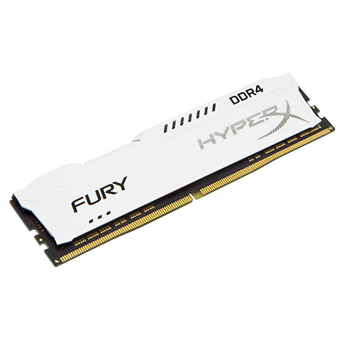 HyperX Fury Blanc 16 Go (2x 8Go) DDR4 2666 MHz CL16 pas cher