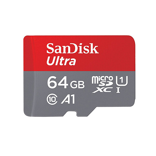 SanDisk Ultra Android microSDXC 64 Go + Adaptateur SD pas cher