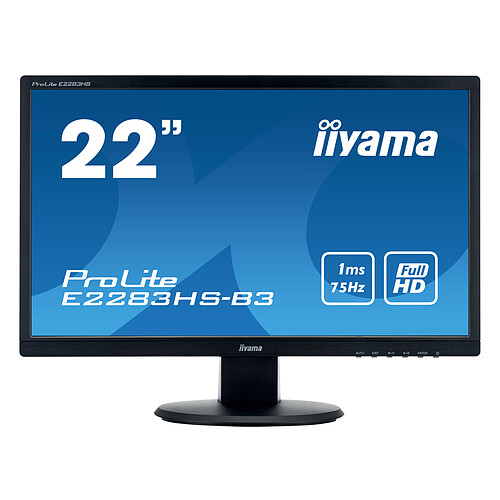 iiyama 21.5" LED - ProLite E2283HS-B3 pas cher