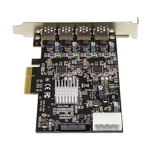 StarTech.com Carte contrôleur PCI-E (4 ports USB 3.1 Type A) pas cher