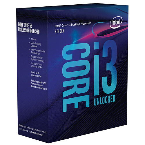 Intel Core i3-8350K (4.0 GHz) pas cher